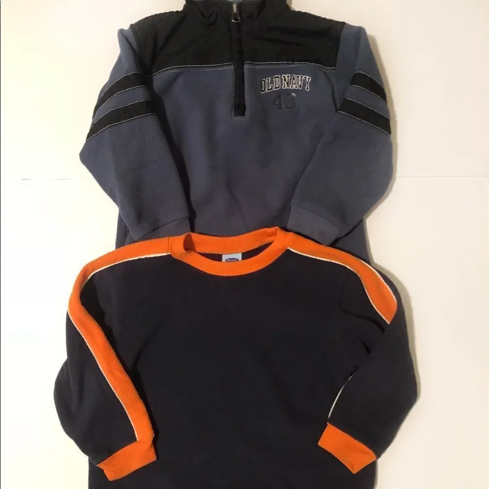 Lot of 2 Old Navy Fleece Sweatshirts Size 4T‎